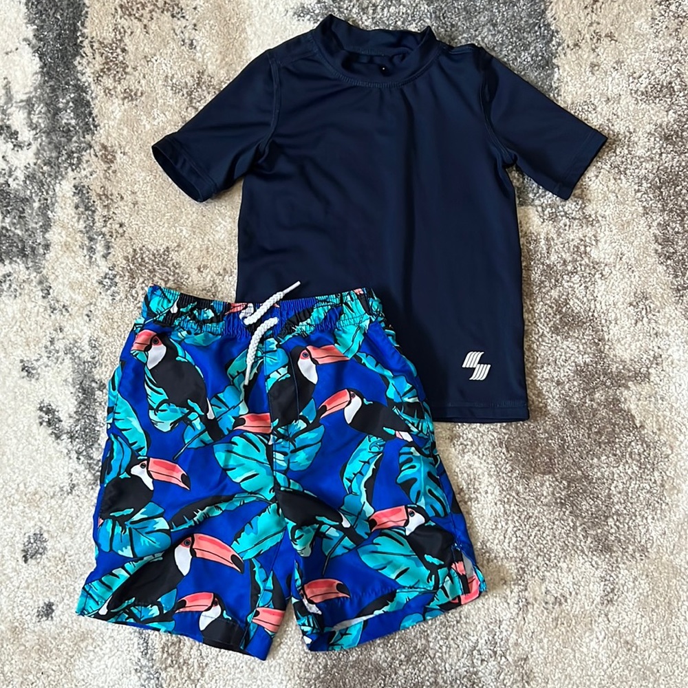 The Children’s Place “ Place Sport” Bathing Suit Set Boys 4T